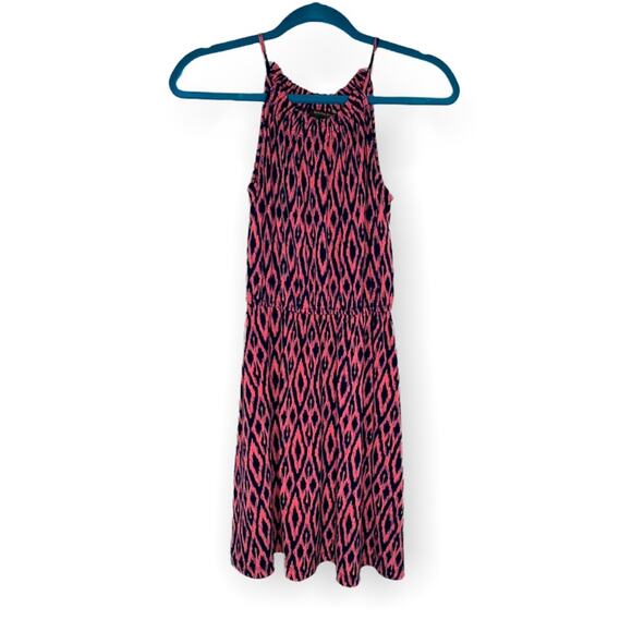 BANANA REPUBLIC Womens Ikat Spaghetti Strap Fit and Flare Dress Petite XXS - Picture 3 of 9